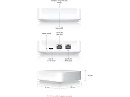 Маршрутизатор Ubiquiti Unifi UXG-Lite - мініатюра 7