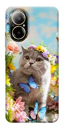 Чохол Demsky Spring cat для Realme C67 4G
