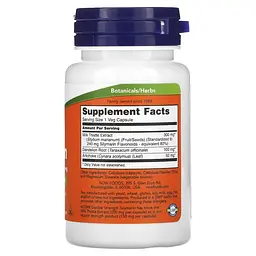 Натуральна добавка NOW Silymarin Milk Thistle 300 mg, 50 вегакапсул - мініатюра 2