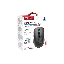 Мишка Promate Samo Wireless/Bluetooth Black (samo.black) - мініатюра 2