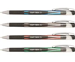 Набір гелевих ручок Unimax Top Tek Gel синій 12 шт. (UX-133-02) - мініатюра 2