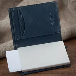 Чоловіча кредитниця Tony Perotti натуральна шкіра Nevada 3758 navy (90600) Синя - мініатюра 7