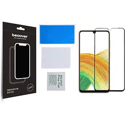 Захисне скло BeCover для Samsung Galaxy A34 5G SM-A346 Black (708840) - мініатюра 2