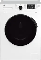 Пральна машина Beko з фронтальним завантаженням WUE7612XBCW, 7кг, 1200, A+++, 45см, Дисплей, Білий+чорн. люк (WUE7612XBCW)