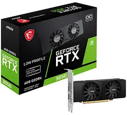 Відеокарта MSI RTX 3050 6GB LP OC (RTX 3050 LP 6G OC) (GDDR6, 96 bit, PCI-E v4.0 x8) FR - мініатюра 6