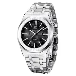 Годинник Benyar BY-5156 Silver-Black