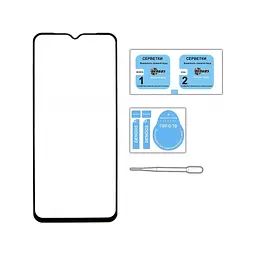 Скло захисне Dengos Full Glue Motorola G72 (black) (TGFG-289) - мініатюра 3