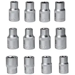 Hабір інструменту Alloid Base 1/2" і 1/4" 6-гранний 109 предметів (NG-1109BS) - мініатюра 9