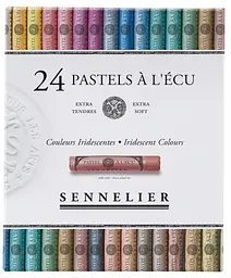 Набір сухої пастелі Sennelier Iridescent (Переливчастий), 24 кольори, картон