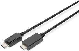Кабель Digitus DisplayPort > HDMI (M/M), 2м, чорний teh0013704 - мініатюра 2