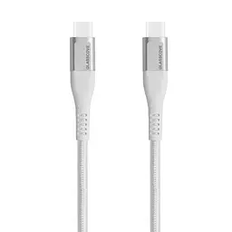 Кабель BRAID2 Type-C - Type-C 60w 1.2m (GB-CC13WH) Білий - мініатюра 2