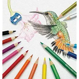 Олівці кольорові Faber-Castell Window Замок, металева коробка, 12 кольорів (115801) (27984) - мініатюра 3