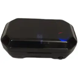 Бездротові навушники TWS M12 з боксом для заряджання Black (au187-hbr) - мініатюра 3