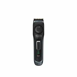 Тример Rowenta Virtuo для бороди та вусів, мережа+акум., насадок-2, чохол, титан.напив., кейс для зберігання, чорно-синій - мініатюра 2