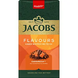 Кава натуральна смажена мелена зі смаком карамелі Flavours Jacobs к / у 250 г