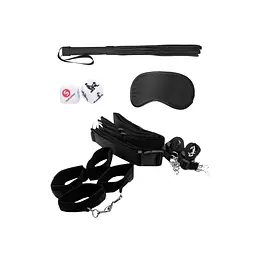 BDSM набір Ouch! Bondage Belt Restraint System (чорний)