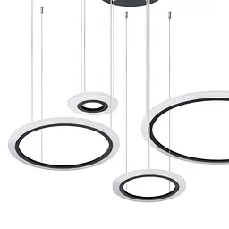 Підвісна Люстра Brille модерн BR-925S/4 LED 120W*2 BK - мініатюра 4