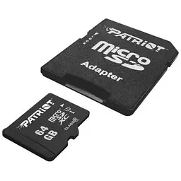 Карта пам'яті Patriot 64GB microSD class10 UHS-1 (PSF64GMCSDXC10) - мініатюра 3