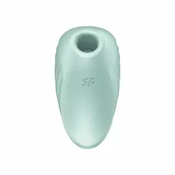 Вакуумний стимулятор клітора з вібрацією Satisfyer Pearl Diver м'ятний - мініатюра 5
