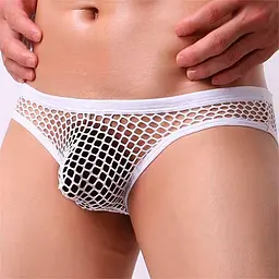 Чоловічі труси в сітку "Clever-Menmode" - Білий - L-XL - мініатюра 2