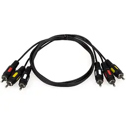 Кабель мультимедійний 3xRCA M to 3xRCA M 3.0m Atcom (10712)