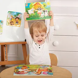 М'які пазли Vladi Toys Малюк зможе А5 Ферма 12 елементів (VT1103-97) - мініатюра 4
