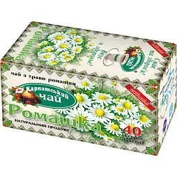 Чай Карпатський Чай Ромашка 40 г (40 шт. x 1 г)