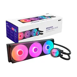 Система рідинного охолодження NZXT Kraken Core 360 Black with RGB fans Single Fra (RL-KR36C-B1) - мініатюра 3