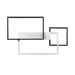 Люстра стельова LED Levistella 7871026, 72W, біло-чорна, сучасний стиль - мініатюра 5