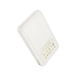 Батарея універсальна HOCO 10000mAh Grace PD/20W Magnetic White (J141 / 714985) - мініатюра 4