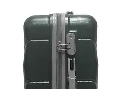 Валіза велика L Carbon 147C ABS-пластик Темно-зелений - мініатюра 4