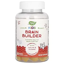 Комплекс Підтримки Роботи Мозку Дітей Brain Builder Gummy - 60 жувальних цукерок
