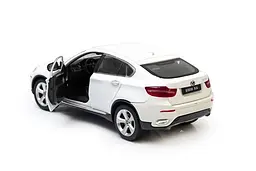 Машинка Rastar BMW X6 1:24 білий 41500 - мініатюра 2