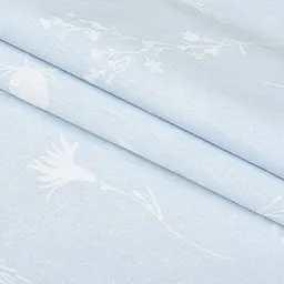 Простирадло Home Line Волошки бязь 145х215 см білі на блакитному (173548) - мініатюра 2