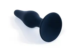 Анальна пробка - Silicone Black Plug M - мініатюра 2