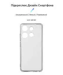 Чохол ArmorStandart Air для Tecno Spark Go 2023 (BF7) Camera cover Clear - мініатюра 2