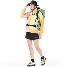 Куртка штормова Picture Organic Surface Printed Women L Світло-жовтогарячий - мініатюра 9