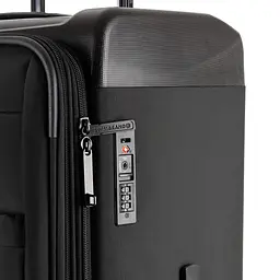 Валіза Swissbrand Perth (M) Black (SWB_LYPER001M), Чорний, Чорний - мініатюра 6