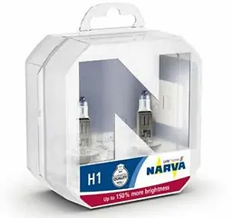 Лампа H1 12V 55W +150% Range Power Narva (Box-2шт) (480682100)