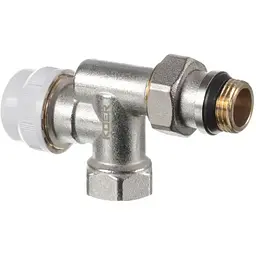 Кран термостатичний Koer осьовий з системою "антипротечка" кутовий KR.931-Gi - 1/2"x1/2" KR3064