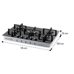 Варильна поверхня газова Klarstein Illuminosa 5 (10035465) - мініатюра 9