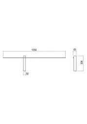 Бра Redo TANGENT AP LED 14W 3000K LEFT SBK (4.1.2) 01-2201 - мініатюра 2