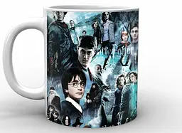 Кружка GeekLand Harry Potter Гаррі Поттер історія магії HP.02.020 чорна - мініатюра 3