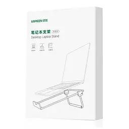 Підставка до ноутбука Ugreen LP230 Foldable Desktop Laptop Stand Silver (80348) - мініатюра 2