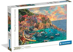 Пазл Clementoni High Quality Collection: Забарвлена Манарола, Італія (High Quality Collection - Painted Landscape Manarola Puzzle - 2000 pcs.), 2000 ел. (32087)