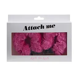 Наручники з плюшевою обробкою Love To Love ATTACH ME Pink Love To Love SO1401 93340 - мініатюра 2