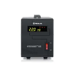Стабілізатор REAL-EL STAB ENERGY-500 (EL122400011) - мініатюра 2