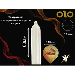 Ультратонкі презервативи з ефектом тепла Olo Hot Feel, 1 шт у баночці Olo Olo ультратонкі Hot Feel 101836 - мініатюра 3