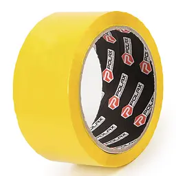 Пакувальна клейка стрічка Polax, жовта 45 мм × 60 м (101-118) - мініатюра 1