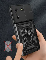 Панель BeCover Military для Tecno POVA 5 (LH7n) Black (710004) - мініатюра 4